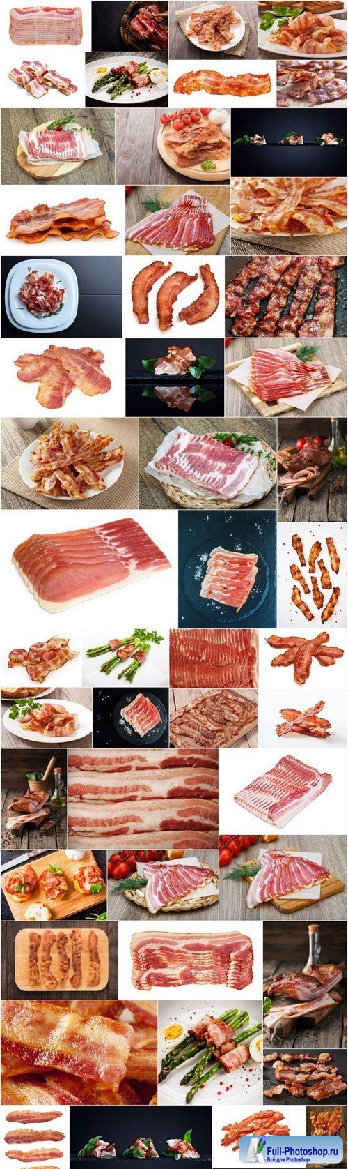 Tasty Bacon - Set of 53xUHQ JPEG Professional Stock Images