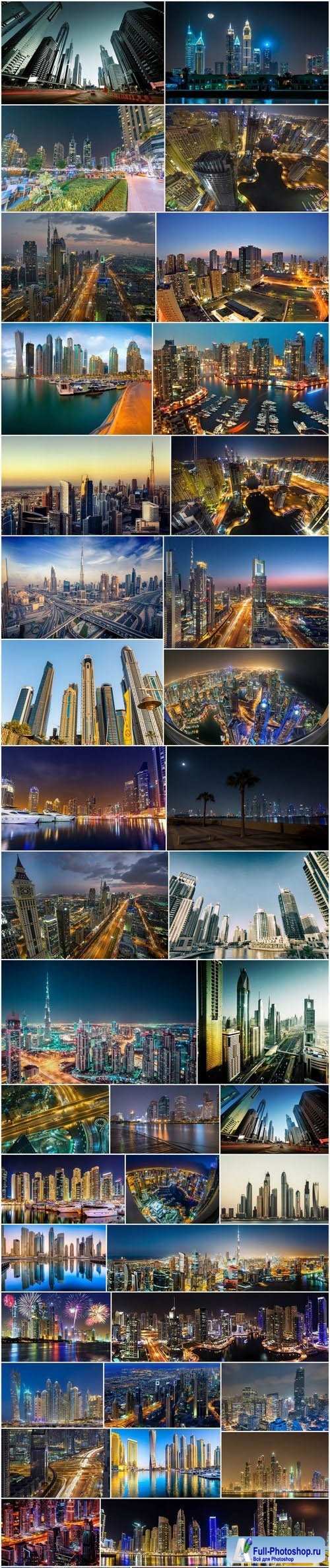 Dubai Travel - Skyscrapers, Set of 42xUHQ JPEG Professional Stock Images