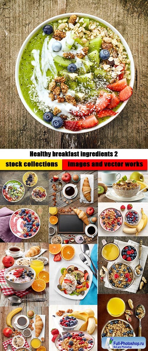 Healthy breakfast ingredients 2