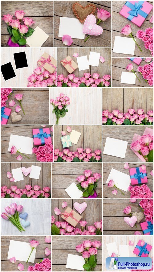 Love, Romance, Heart, Gifts - Valentines Day part 2 - Set of 24xUHQ JPEG Professional Stock Images