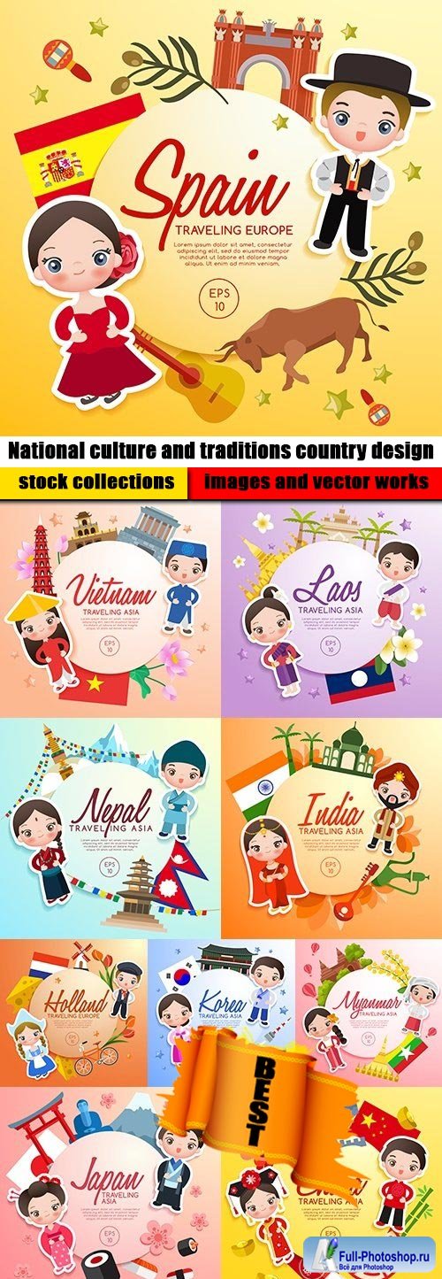National culture and traditions country design