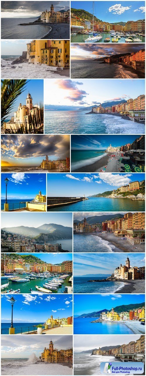 Italian Travel - Camogli, Set of 20xUHQ JPEG Professional Stock Images