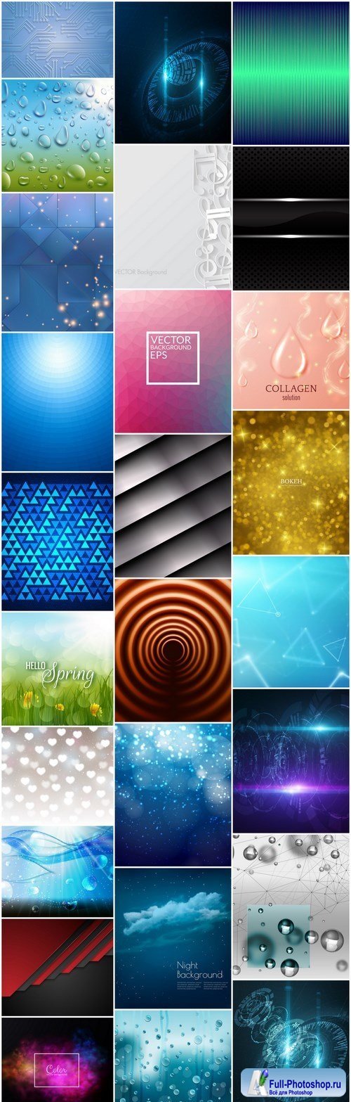 Abstract Background Collection #214 - 26 Vector