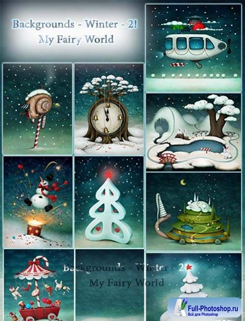 Backgrounds - Winter - 2! My Fairy World