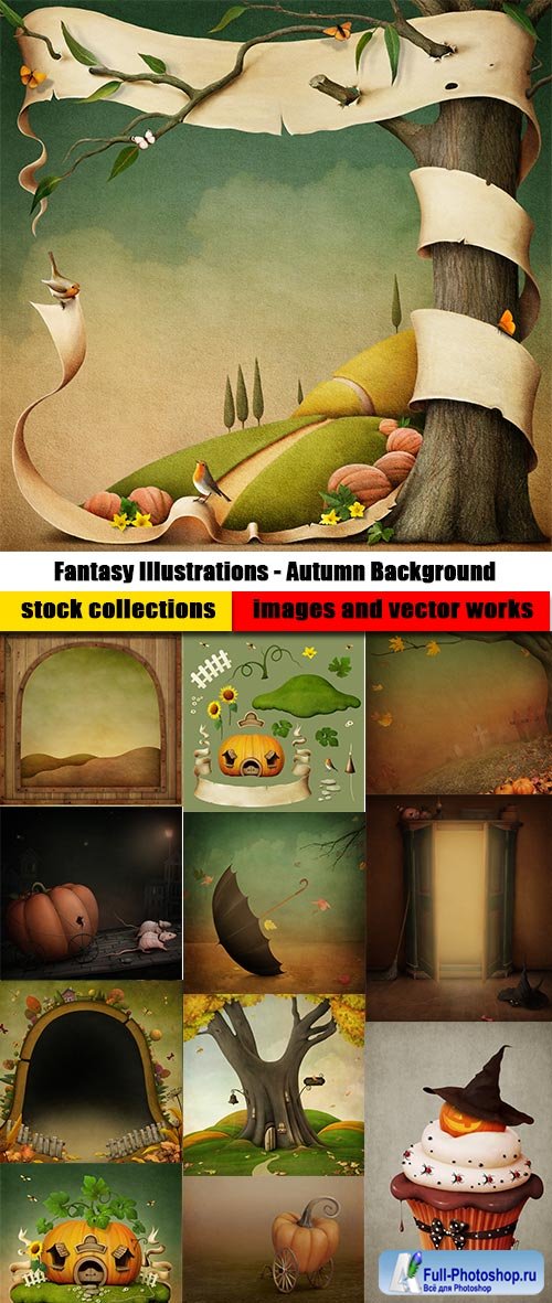 Fantasy Illustrations - Autumn Background