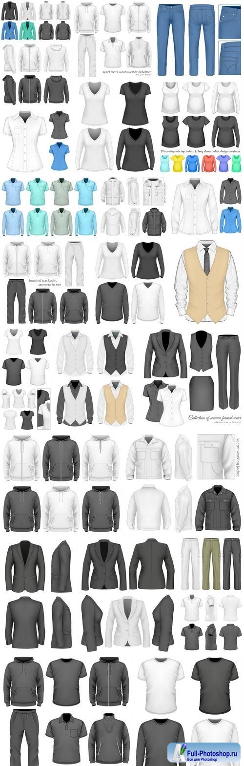 Mockup Clothes Collection - 26 Vector
