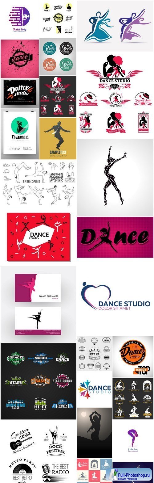 Dance Studio Logo - 26 Vector