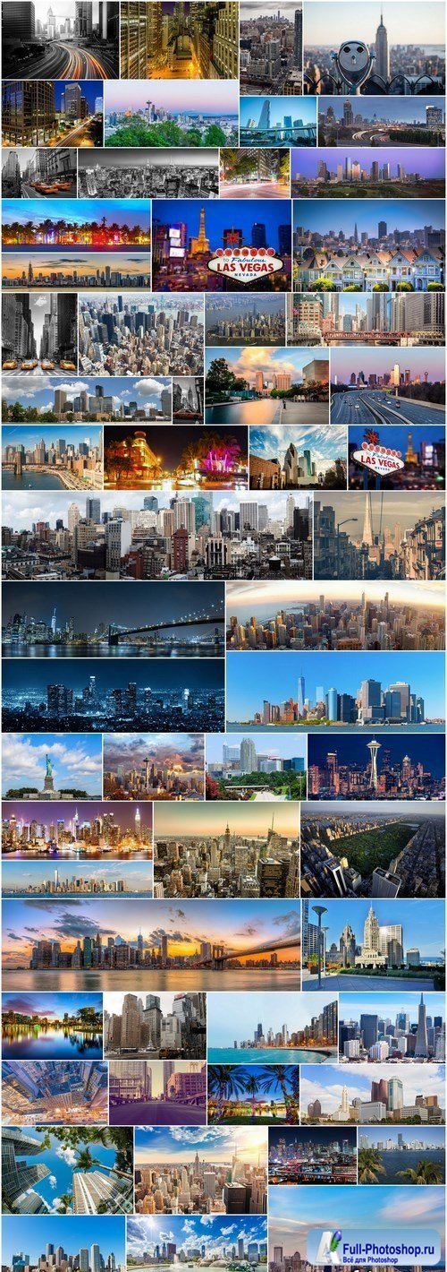American cities and architecture - 60xUHQ JPEG
