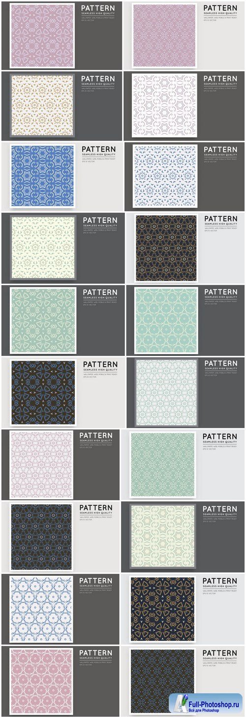 Seamless Pattern Collection #144 - 24 Vector