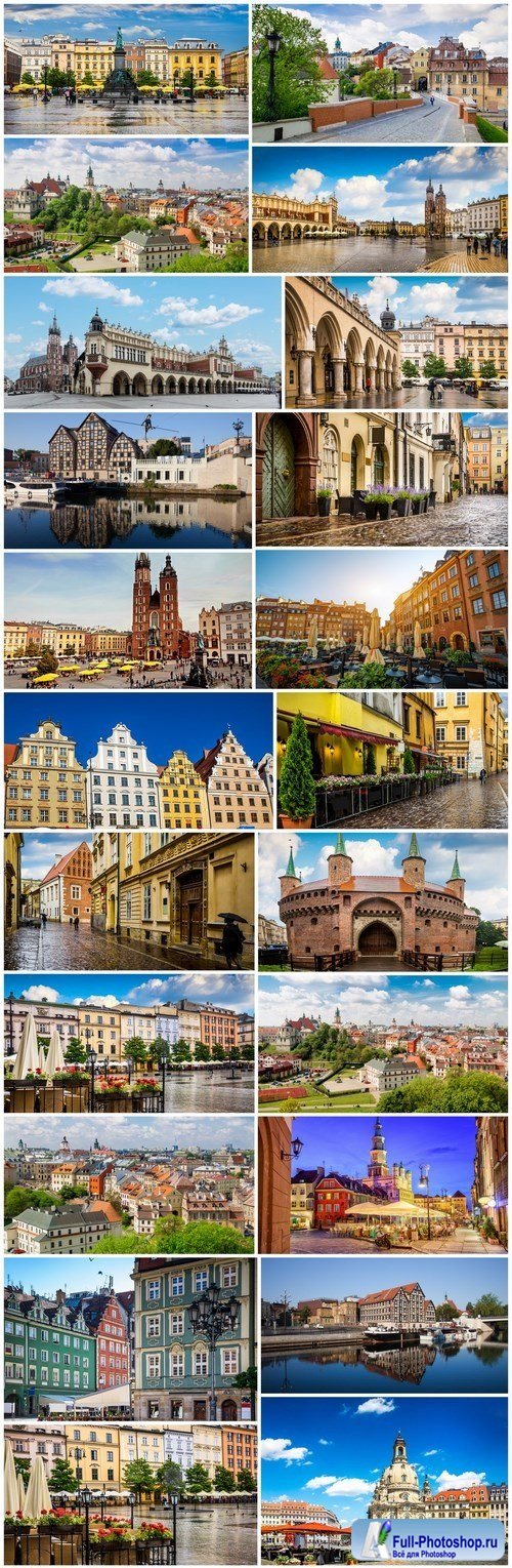 Polish Cities - 25xUHQ JPEG