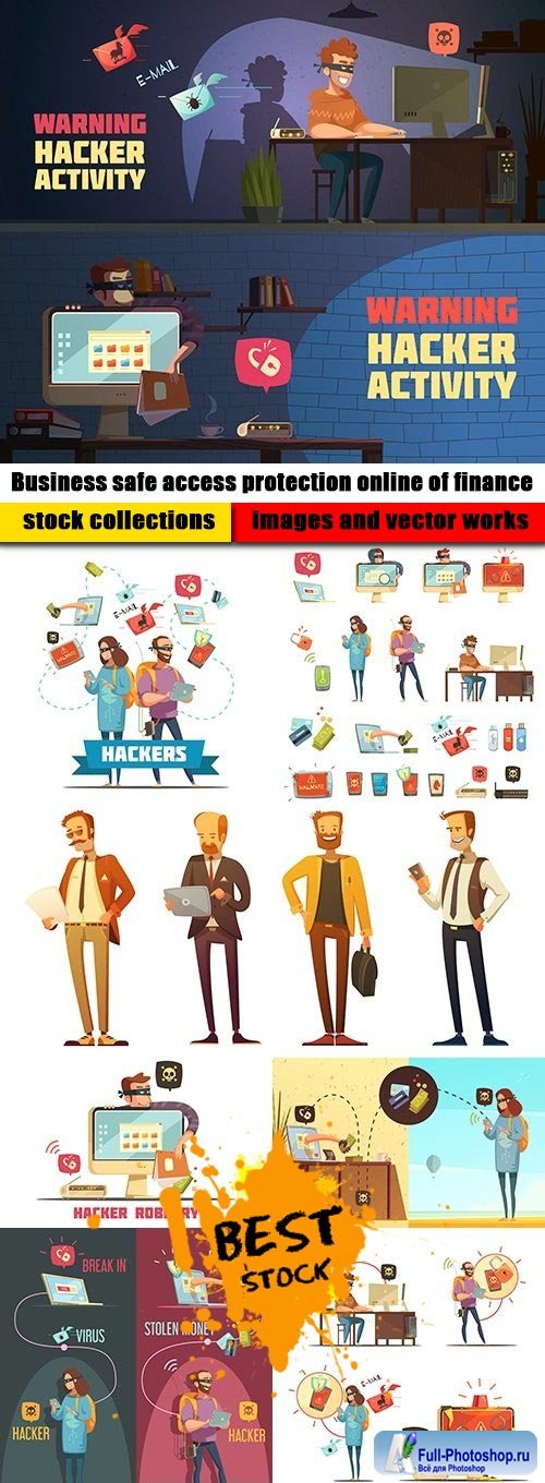 Business safe access protection online of finance