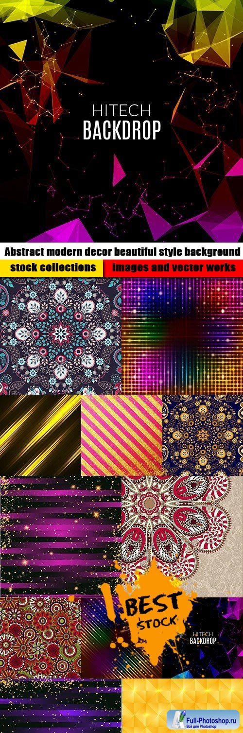 Abstract modern decor beautiful style background