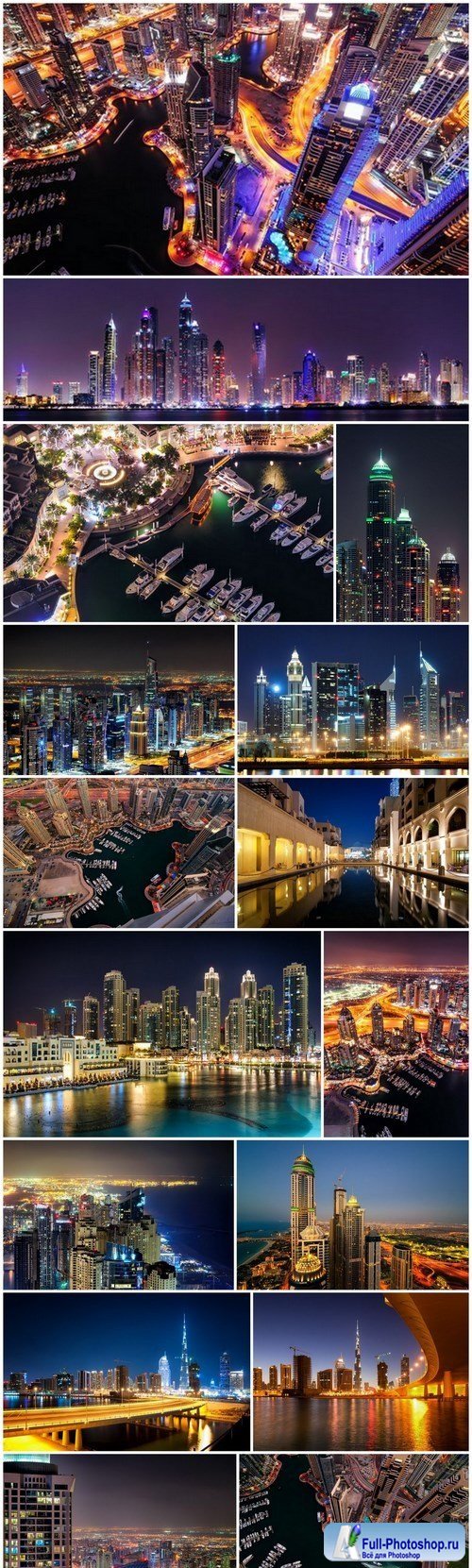 Amazing tallest skyscrapers in Sheikh Zayed, Dubai - 16xUHQ JPEG Photo Stock