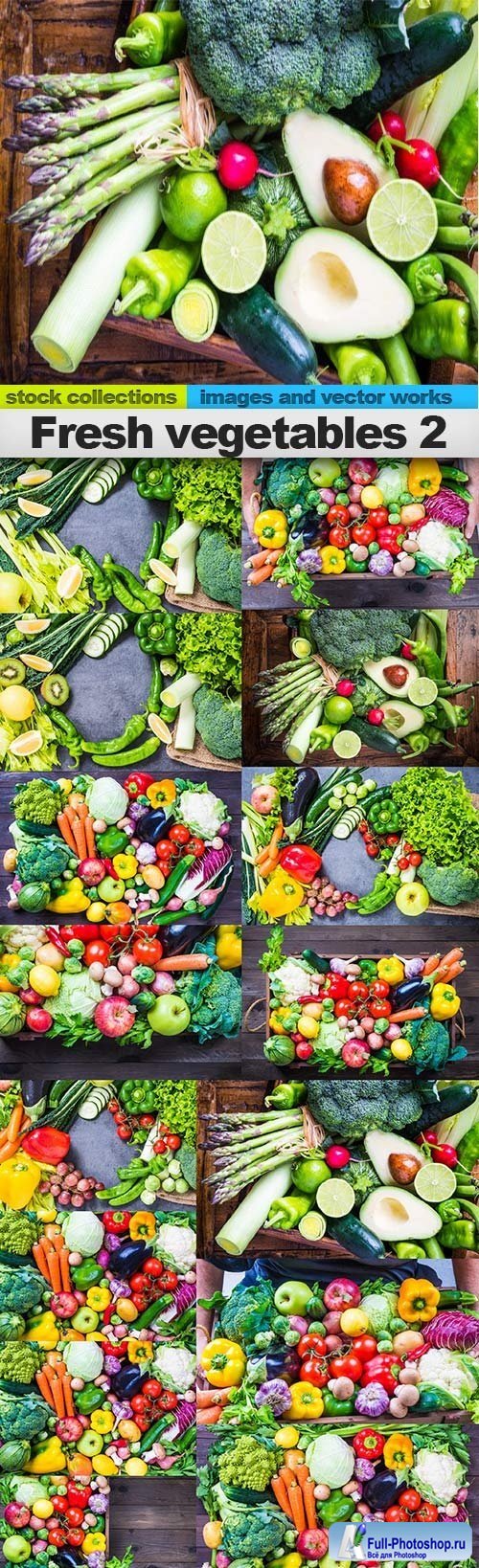 Fresh vegetables 2, 15 x UHQ JPEG