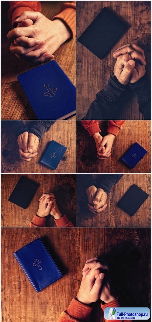 Christian bible and prayer - 7xUHQ JPEG Photo Stock