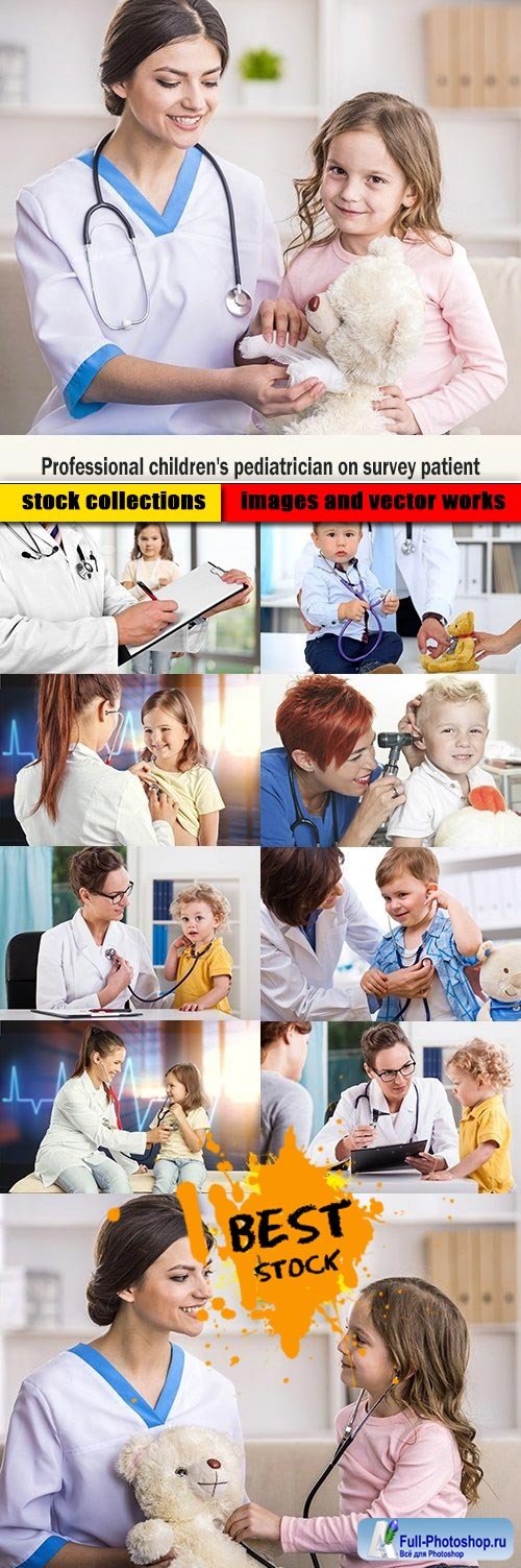 Professional children's pediatrician on survey patient