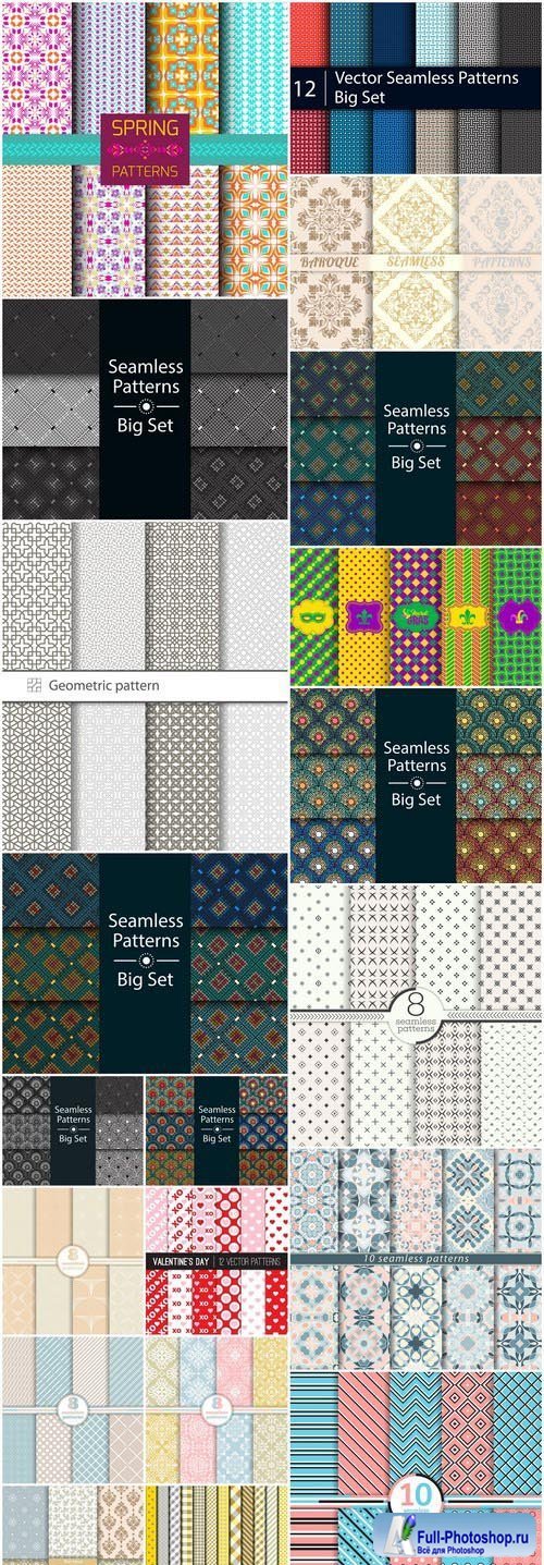 Seamless Pattern Collection #139 - 20 Vector