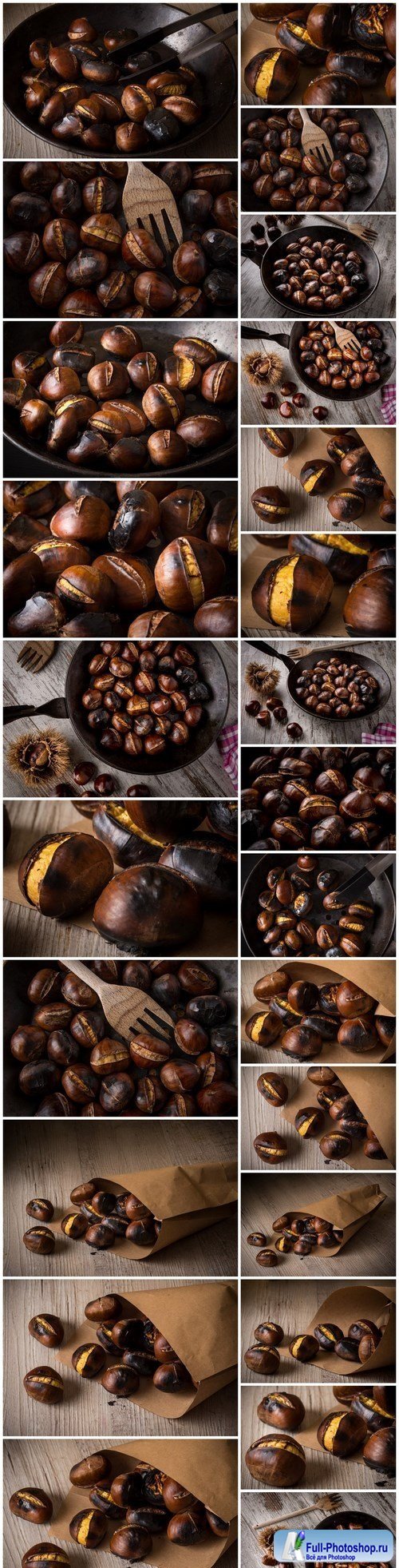 Pan-Roasted Chestnuts - 25xUHQ JPEG