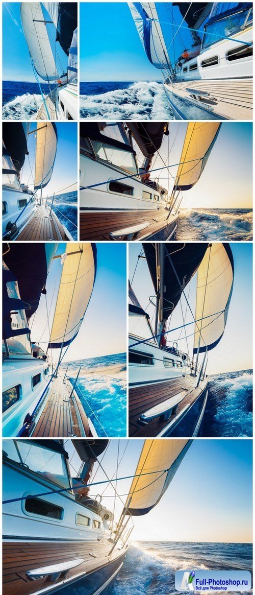 Sailing - 7xUHQ JPEG Photo Stock