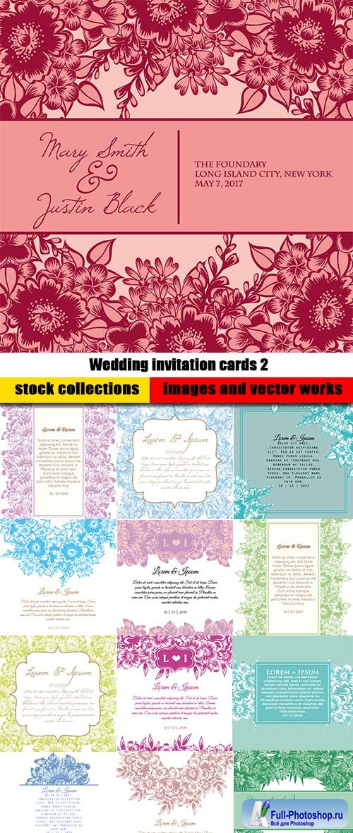 Wedding invitation cards 2