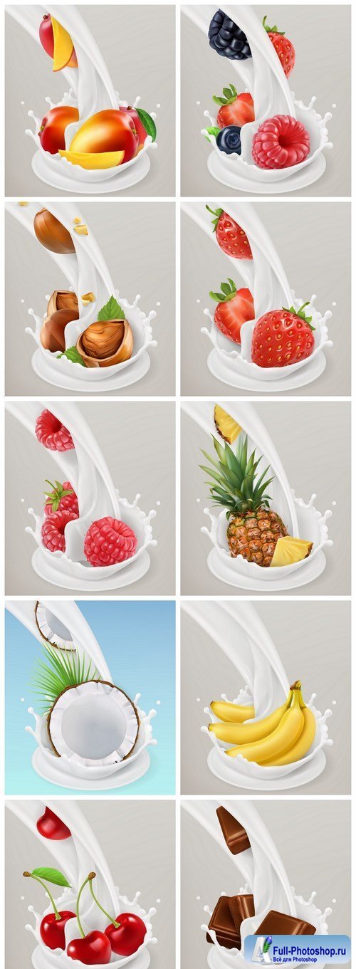 Fruit Milk Splash