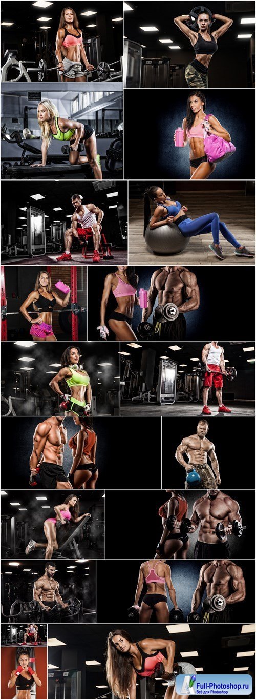 Man And Woman Bodybuilder - 20 HQ Images