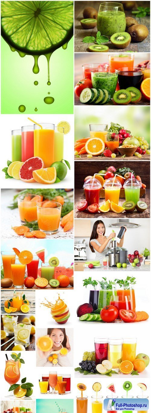 Juice From Fresh Fruit - 20 HQ Images