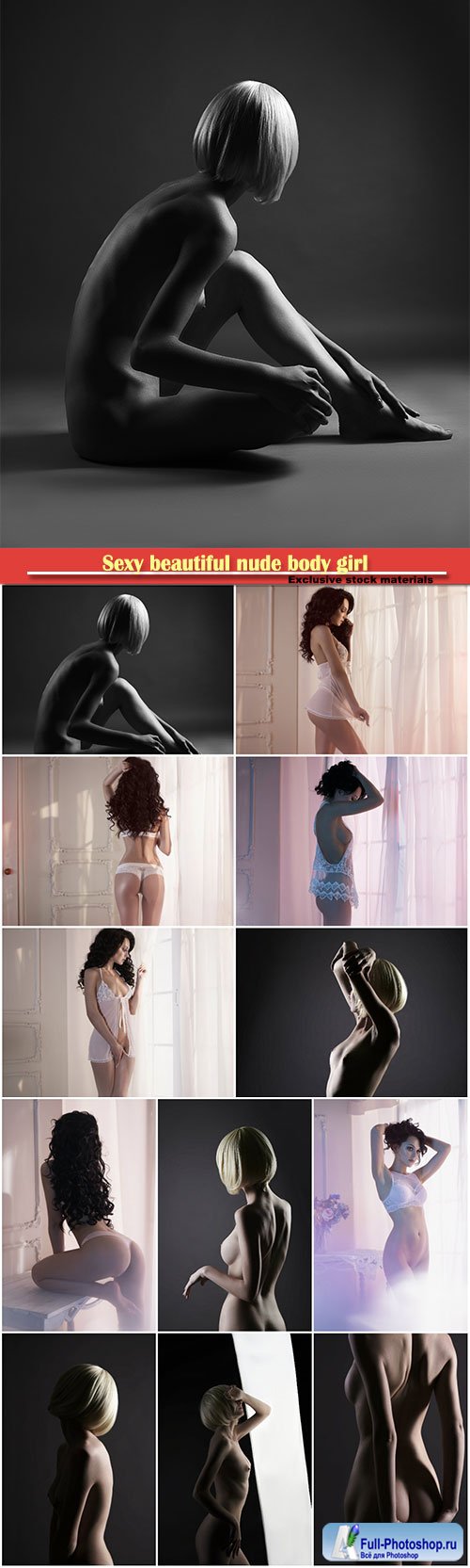 Sexy beautiful nude body girl