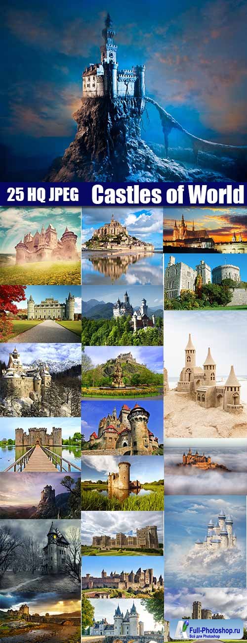 Castles of World Stock Images - 25 HQ Jpg