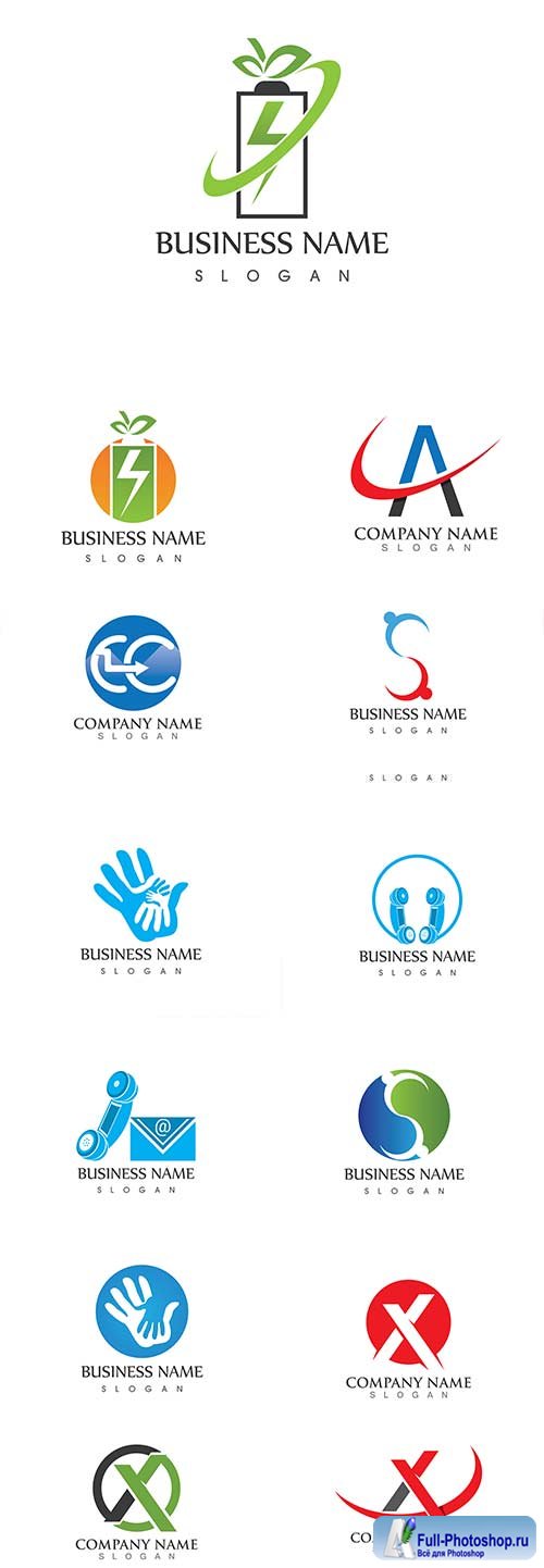 Creative business logos corporate company design 42
