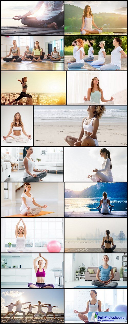 Yoga Meditation - 20 HQ Images