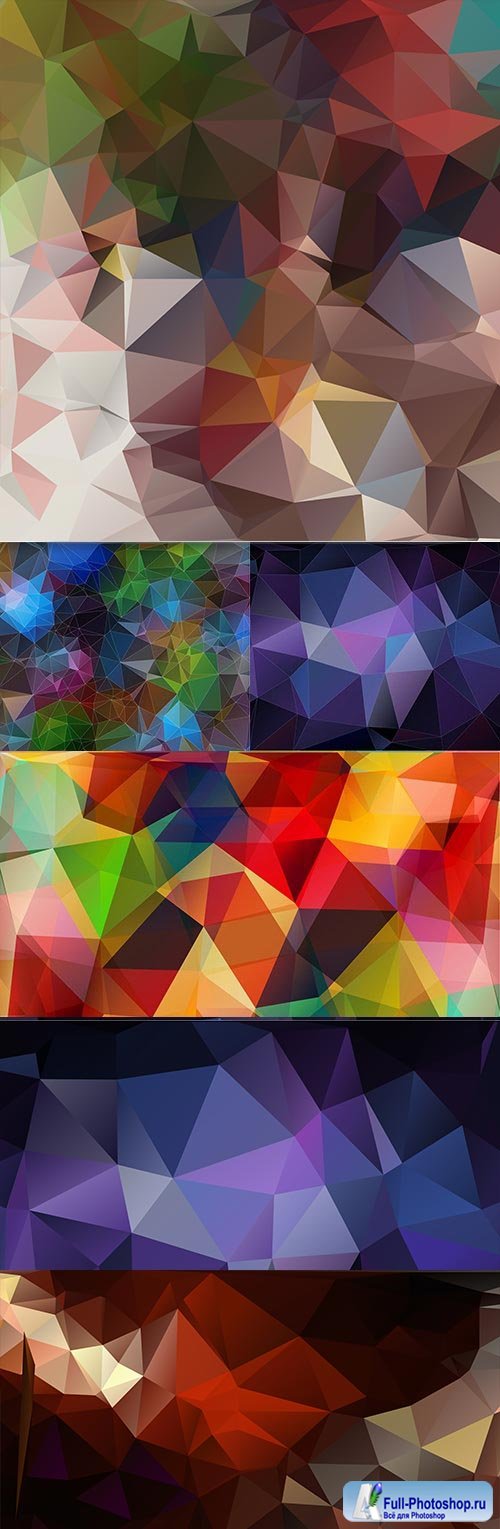 Abstract modern Polygon geometric background 3