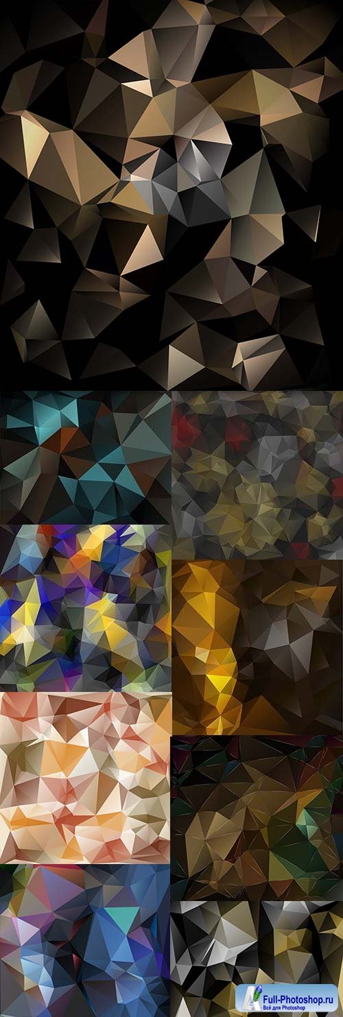 Abstract modern Polygon geometric background 4