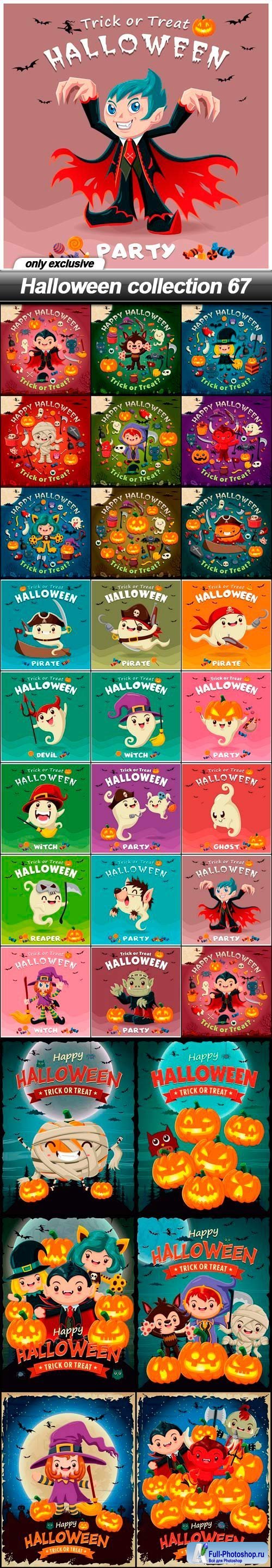 Halloween collection 67 - 31 EPS