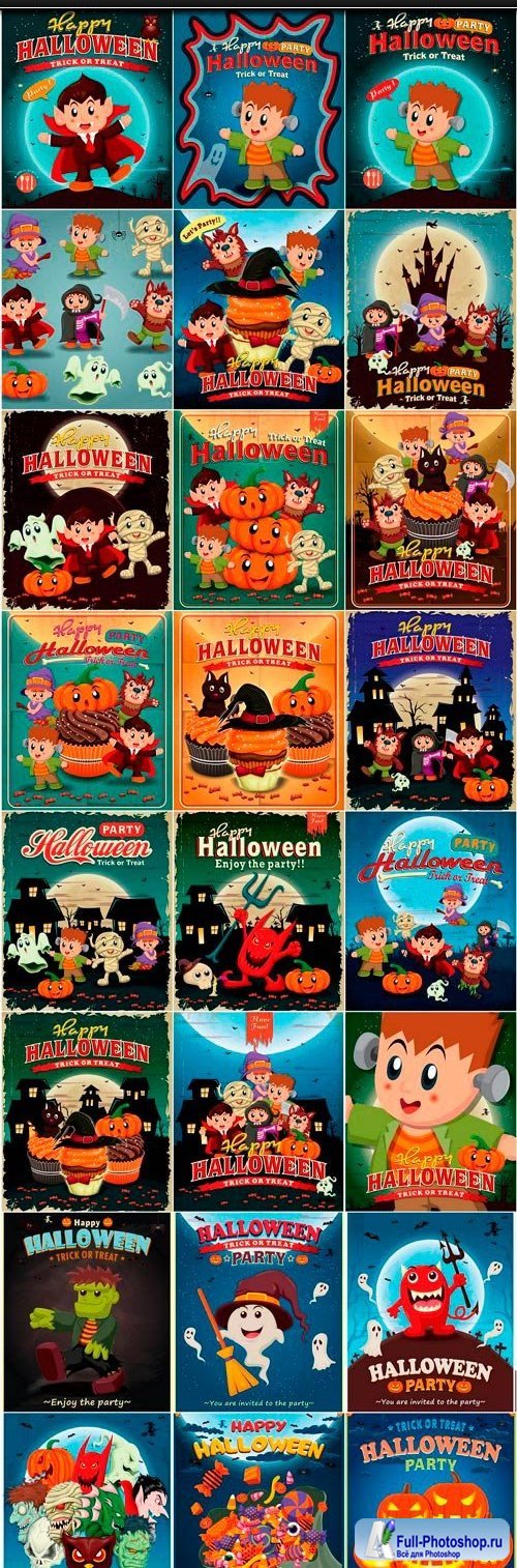 Halloween collection 61 - 25 EPS