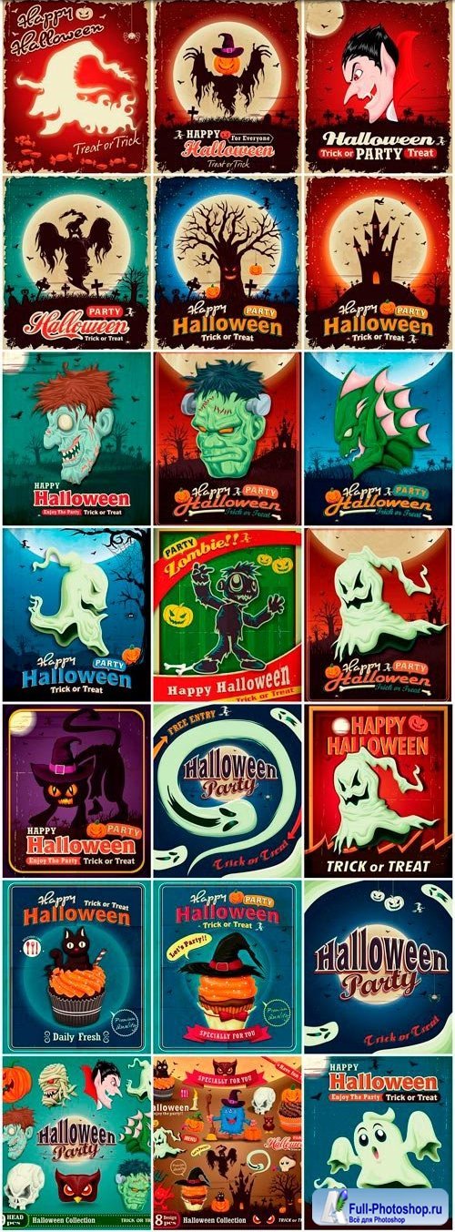 Halloween collection 60 - 25 EPS