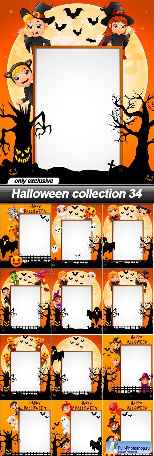 Halloween collection 34 - 13 EPS