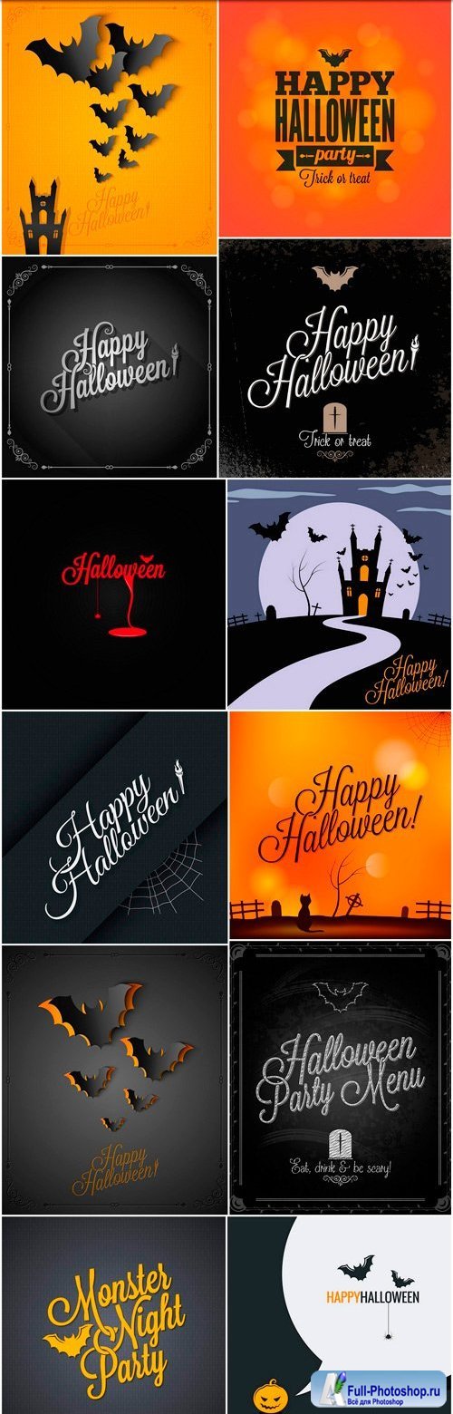 Halloween collection 48 - 13 EPS