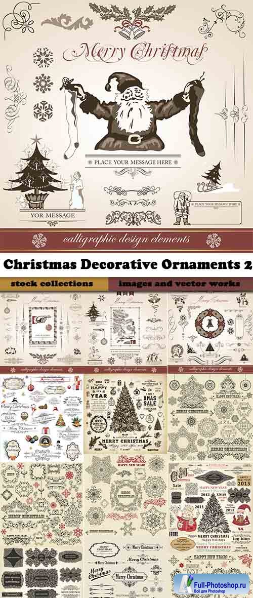 Christmas Decorative Ornaments 2 25xEPS 