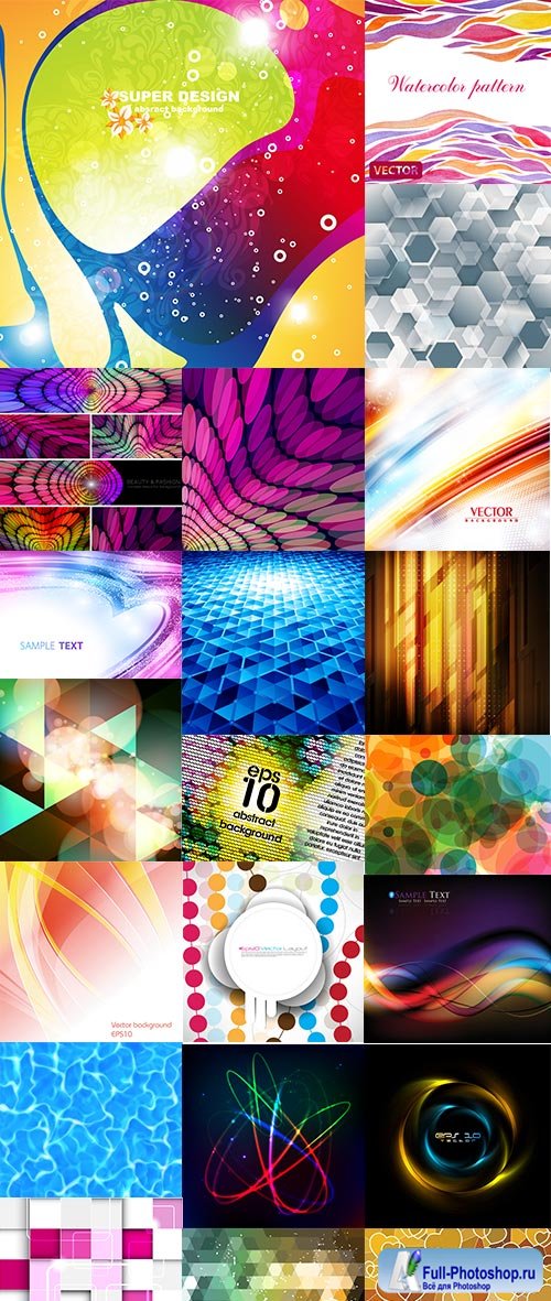 Abstract backgrounds set 3