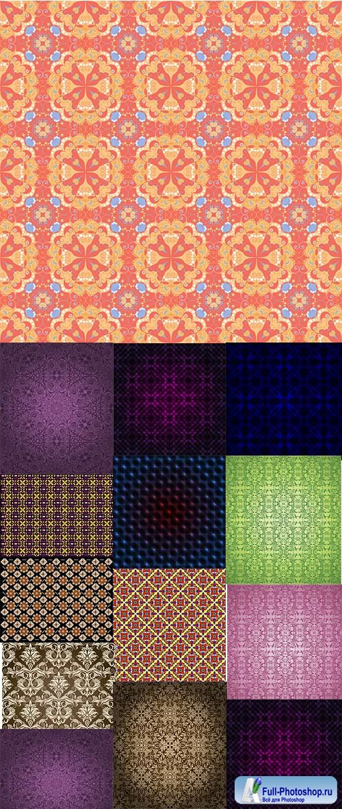 Vector patterns backgrounds 22 eps