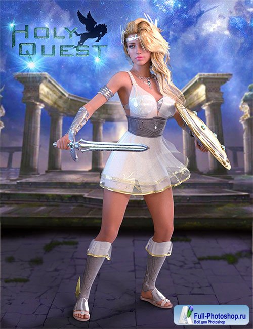 Holy Quest Outfit for Genesis 8 Female(s)