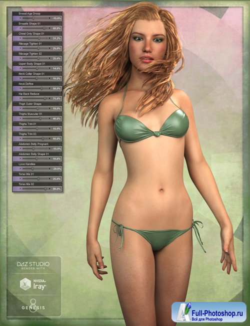 Genesis 8 Female Body Morph Resource Kit 3