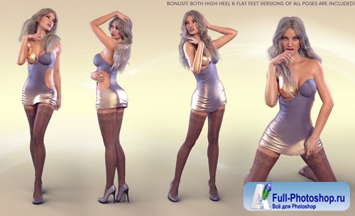 Z Forbidden Moments - Poses for the Genesis 3 Female(s)