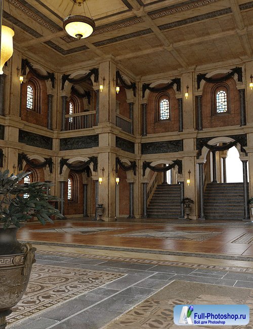Borgia's Opulent Hall