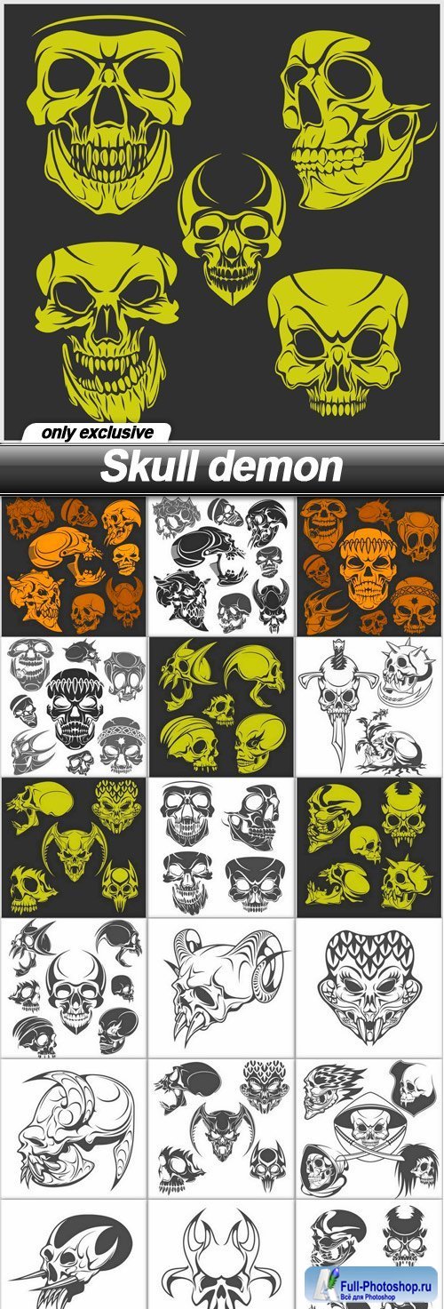 Skull demon - 19 EPS
