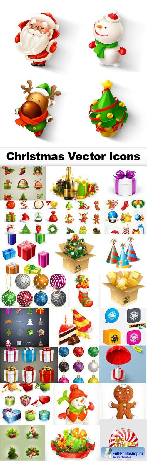 Christmas Icons 25xEPS