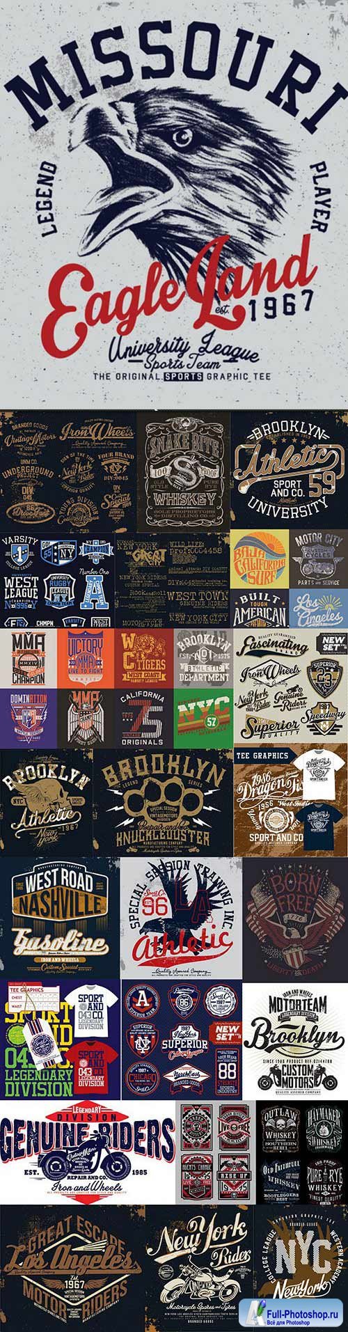 Design lements for T-Shirts 25xEPS