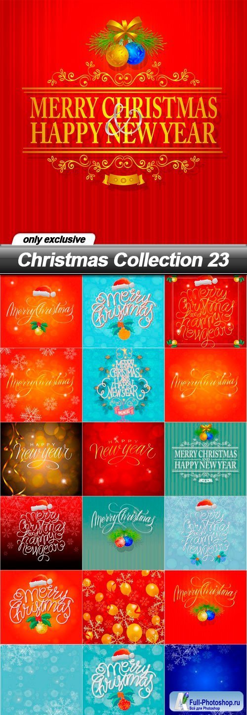 Christmas Collection 23 - 22 EPS