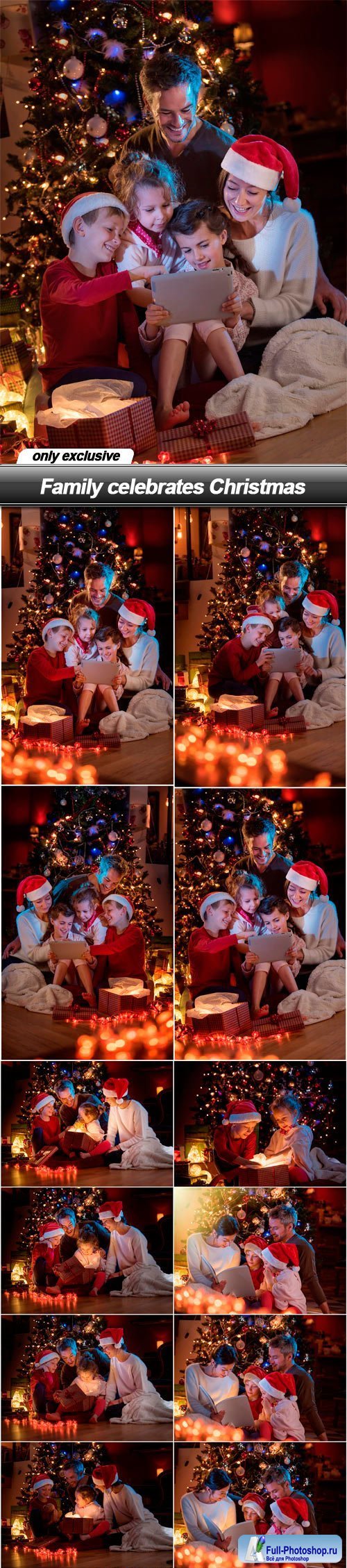 Family celebrates Christmas - 13 UHQ JPEG